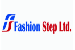 Fashion Step Ltd logo with blue and red text on white background