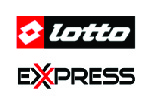 lotto logo with white text on black background and red icon