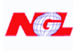 NGL logo with red and gray text on white circular background