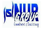 NUR GROUP logo with gray text on white background